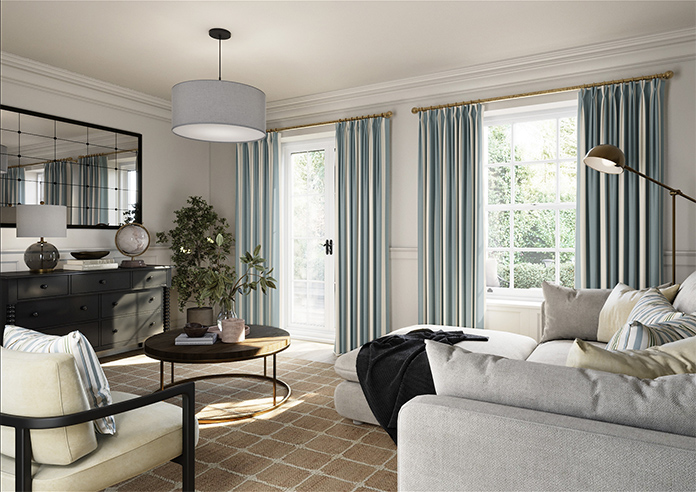 The British Stripe Co. Henry, Derwent No.1 - Made to Measure Curtains - Image 7